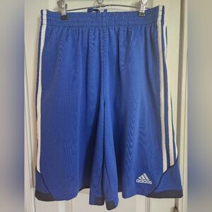 Adidas Boy's Shorts Blue/White Size XL 18-20 NWOT